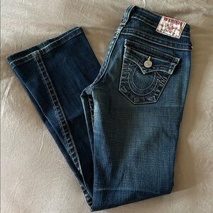 True Religion Dark Blue Flare Jeans